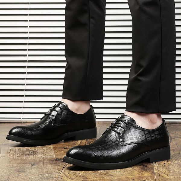 dress shoes classic business men fashion breathable all black genuine leather lace-up casual plus size
dress shoes classic business men fashion breathable all black genuine leather lace-up casual plus size