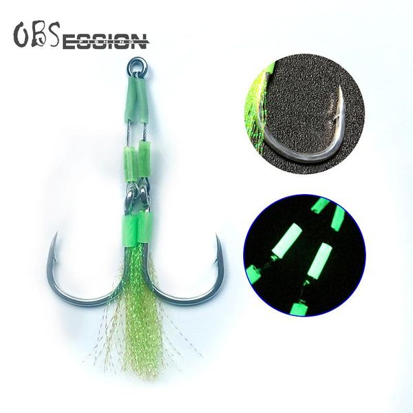 saltwater fishing stainless wire luminous twin assist hook 5/0 4/0 3/0 glow jigging hooks for metal jigs deep sea tackle
saltwater fishing stainless wire luminous twin assist hook 5/0 4/0 3/0 glow jigging hooks for metal jigs deep sea tackle