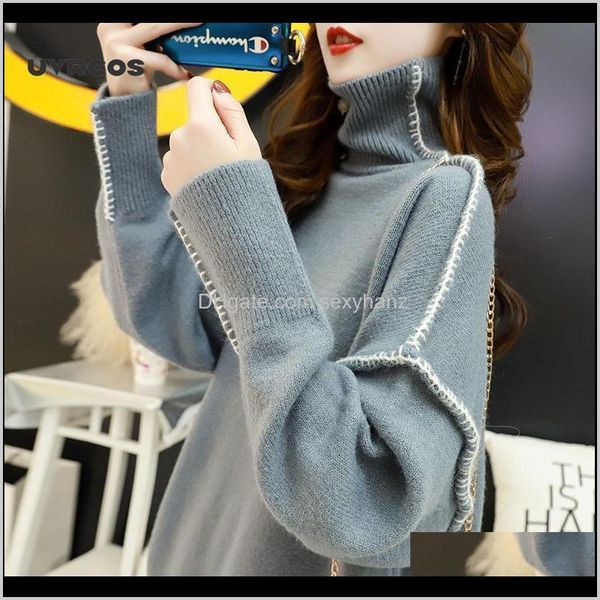 sweaters womens clothing apparel drop delivery 2021 vintage winter sweater for women high-neck loose korean style lazy wind knitted bottomin, White;black
sweaters womens clothing apparel drop delivery 2021 vintage winter sweater for women high-neck loose korean style lazy wind knitted bottomin, White;black