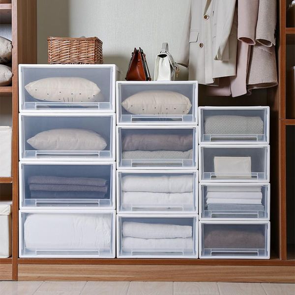 storage drawers household plastic transparent stackable drawer type clothes box underwear socks organizer sundries container
storage drawers household plastic transparent stackable drawer type clothes box underwear socks organizer sundries container