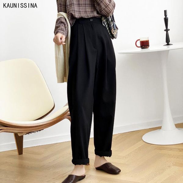 women wide leg suit pants high waist autumn loose mopping long spring lady casual streetwear full length solid trousers women's & capri, Black;white
women wide leg suit pants high waist autumn loose mopping long spring lady casual streetwear full length solid trousers women's & capri, Black;white