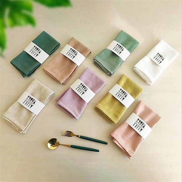table napkin cotton linen cloth home wedding party kitchen cup dishes napkins decorative 40x40cm
table napkin cotton linen cloth home wedding party kitchen cup dishes napkins decorative 40x40cm