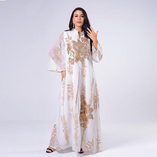 ethnic clothing fashion embroidery mesh abaya muslim dress jalabiya for women gold sequins loose robe white wedding dresses morrocco kaftan, Red
ethnic clothing fashion embroidery mesh abaya muslim dress jalabiya for women gold sequins loose robe white wedding dresses morrocco kaftan, Red
