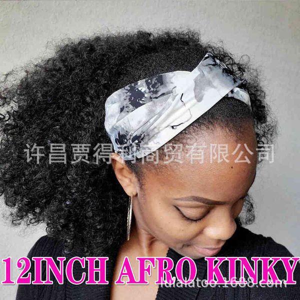 bun 12inch afro puff hair, Black;brown
bun 12inch afro puff hair, Black;brown