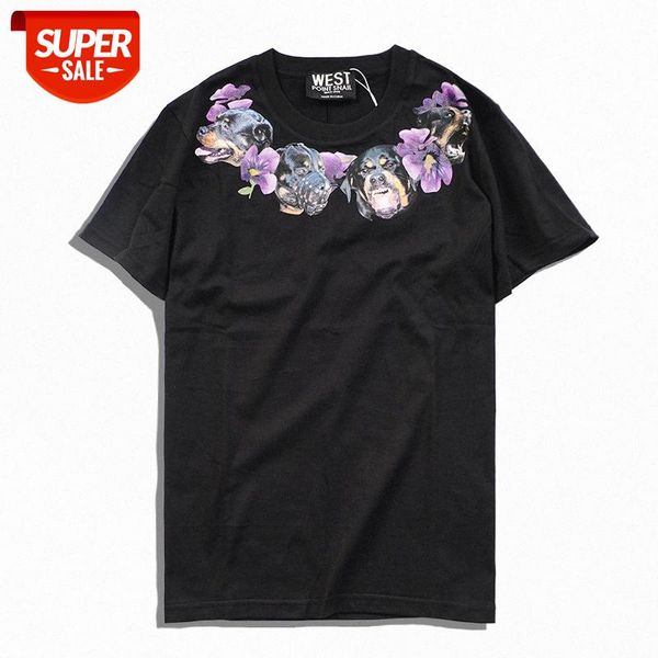 t shirt european and american fashion brand gvc dog head collar printed t-shirt cotton short-sleeved men's loose round neck women', White;black
t shirt european and american fashion brand gvc dog head collar printed t-shirt cotton short-sleeved men's loose round neck women', White;black