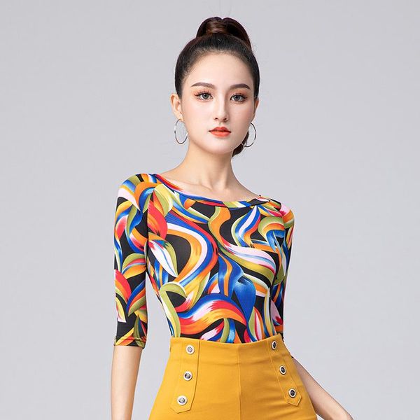 men's sweaters latin dress women's summer dance practice clothes middle sleeve modern social, White;black
men's sweaters latin dress women's summer dance practice clothes middle sleeve modern social, White;black