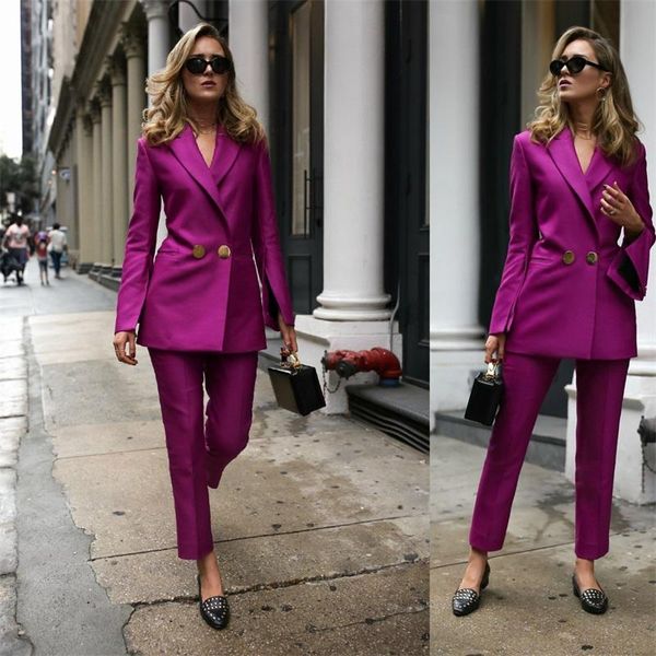 women's two piece pants est women suits 2 pieces party suit fashion design metal buttons formal office coat+pant with long slee, White
women's two piece pants est women suits 2 pieces party suit fashion design metal buttons formal office coat+pant with long slee, White