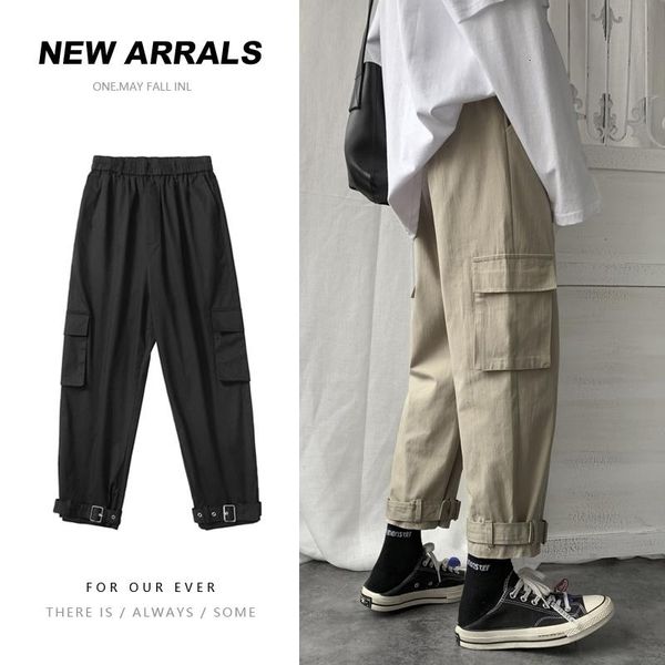 men's pants loose high-quality trousers active elastic hip hop sweatpants cotton casual black/kahaki color cargo m-2xl
men's pants loose high-quality trousers active elastic hip hop sweatpants cotton casual black/kahaki color cargo m-2xl