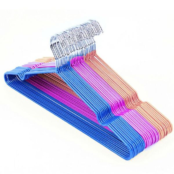hangers & racks 10 pcs/lot 41cm fashionable quality pvc coated clothes anti-skid plastic coat hanger dry-wet clothing hanging
hangers & racks 10 pcs/lot 41cm fashionable quality pvc coated clothes anti-skid plastic coat hanger dry-wet clothing hanging