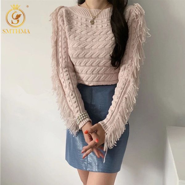 autumn and winter korean style pullover sweater for women tassel long sleeve knitted female 210520, White;black
autumn and winter korean style pullover sweater for women tassel long sleeve knitted female 210520, White;black