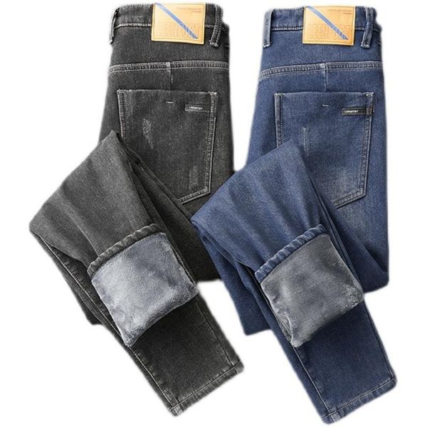 men's jeans 2021 brand autumn winter warm flocking soft men activities fleece boyfriend, Blue
men's jeans 2021 brand autumn winter warm flocking soft men activities fleece boyfriend, Blue