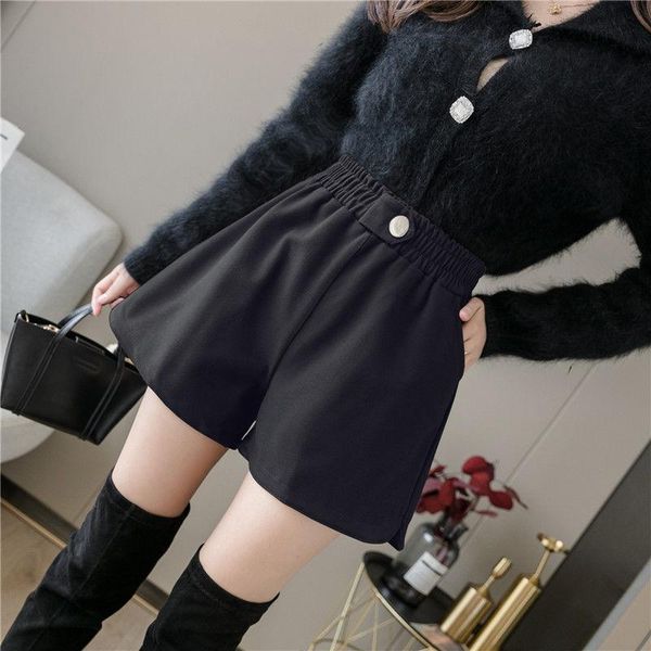 women's shorts women high waist slit college casual autumn and winter baggy pants ropa mujer, White;black
women's shorts women high waist slit college casual autumn and winter baggy pants ropa mujer, White;black