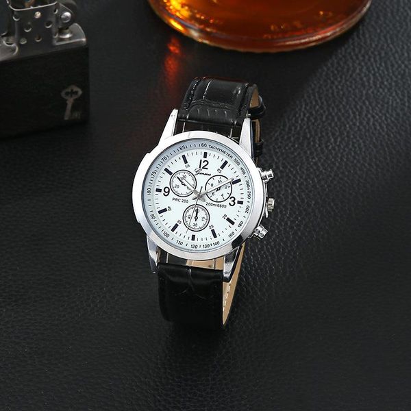 wristwatches 2021 explosion models luxury trend blue glass classic wrist watch fashion men's high-grade three-eye dial belt men, Slivery;brown
wristwatches 2021 explosion models luxury trend blue glass classic wrist watch fashion men's high-grade three-eye dial belt men, Slivery;brown