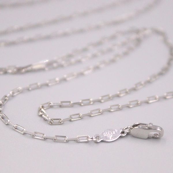 chains real platinum 950 necklace women's cable chain female 1.6mm simple link rectangle 70cm/27.6inch gift neckalce jewellery, Silver
chains real platinum 950 necklace women's cable chain female 1.6mm simple link rectangle 70cm/27.6inch gift neckalce jewellery, Silver