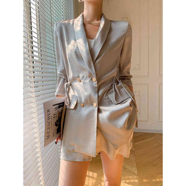 women's two piece pants piece suit consisting of coat and trousers, fine satin jacket, women's casual shorts, 2021 office clothes, White
women's two piece pants piece suit consisting of coat and trousers, fine satin jacket, women's casual shorts, 2021 office clothes, White