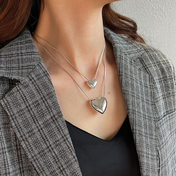 cluster rings shanice 100% s925 sterling silver big heart-shape pendant necklaces for women valentine's day gift accessories, Golden;silver
cluster rings shanice 100% s925 sterling silver big heart-shape pendant necklaces for women valentine's day gift accessories, Golden;silver
