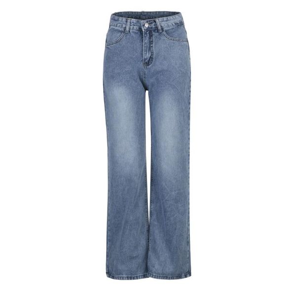 women's jeans classic straight-leg women vintage distressed straight and loose ladies micro horn design fashionable versati jean, Blue
women's jeans classic straight-leg women vintage distressed straight and loose ladies micro horn design fashionable versati jean, Blue