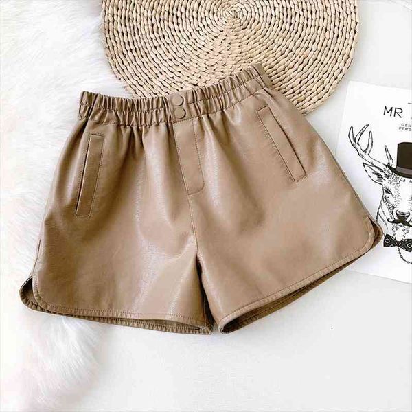 autumn winter women pu leather shorts elastic high waist wide leg shorts womens clothing loose pu leather short, White;black
autumn winter women pu leather shorts elastic high waist wide leg shorts womens clothing loose pu leather short, White;black