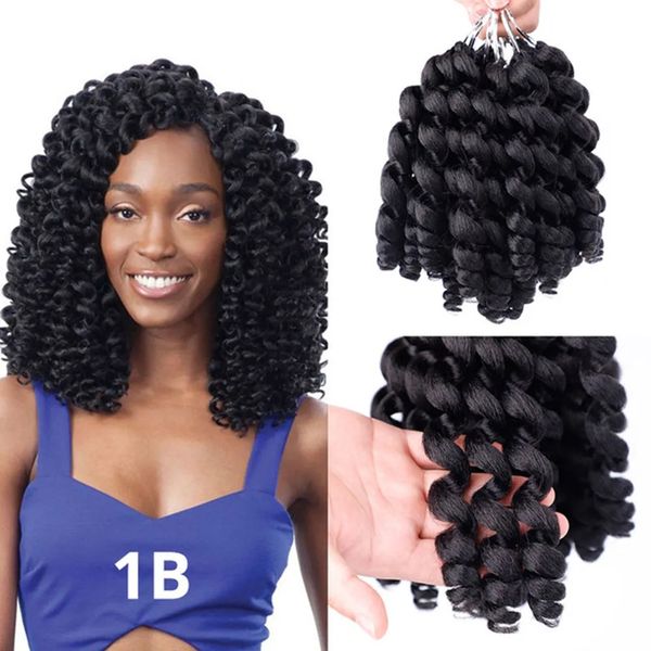 women designer jamaican crochet hair braids synthetic curly twist extension 8 inches amzbook, Black
women designer jamaican crochet hair braids synthetic curly twist extension 8 inches amzbook, Black