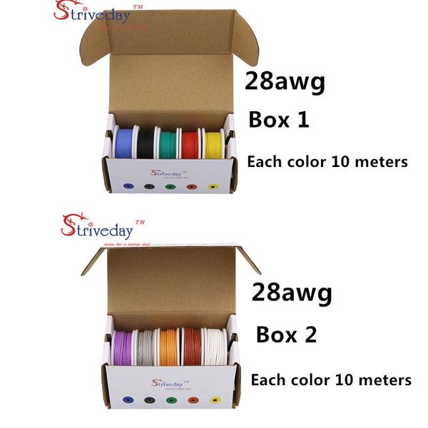 other lighting accessories 28awg 100m flexible silicone cable wire (box 1+box 2 stranded kit) tinned copper line electrical diy
other lighting accessories 28awg 100m flexible silicone cable wire (box 1+box 2 stranded kit) tinned copper line electrical diy