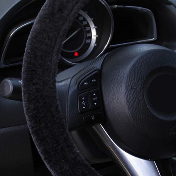 comfortable steering wheel cover plush universal 37-38cm accessories black covers
comfortable steering wheel cover plush universal 37-38cm accessories black covers