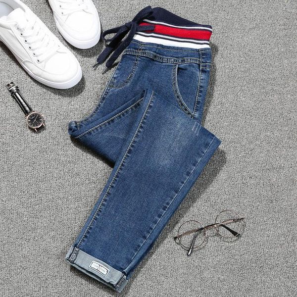 high waist skinny denim womens jeans plus size casual mom pants streetwear black clothing pant, Blue
high waist skinny denim womens jeans plus size casual mom pants streetwear black clothing pant, Blue