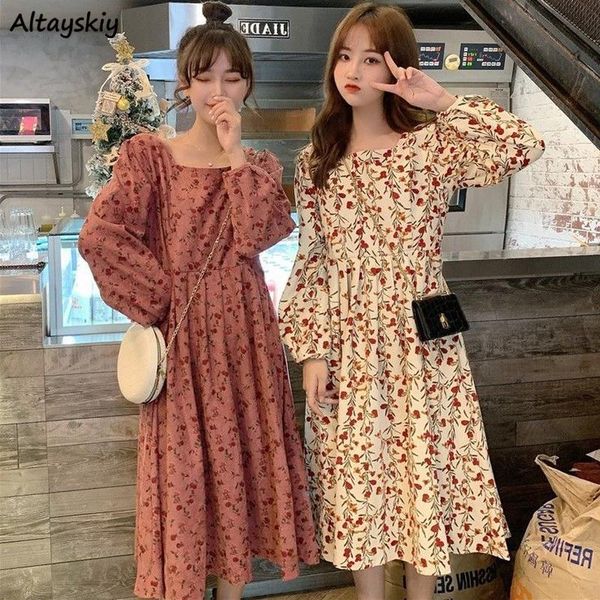 casual dresses women floral retro sweet girls loose autumn long sleeve all-match teenagers fashion females daily chic 2021 -arrival, Black;gray
casual dresses women floral retro sweet girls loose autumn long sleeve all-match teenagers fashion females daily chic 2021 -arrival, Black;gray