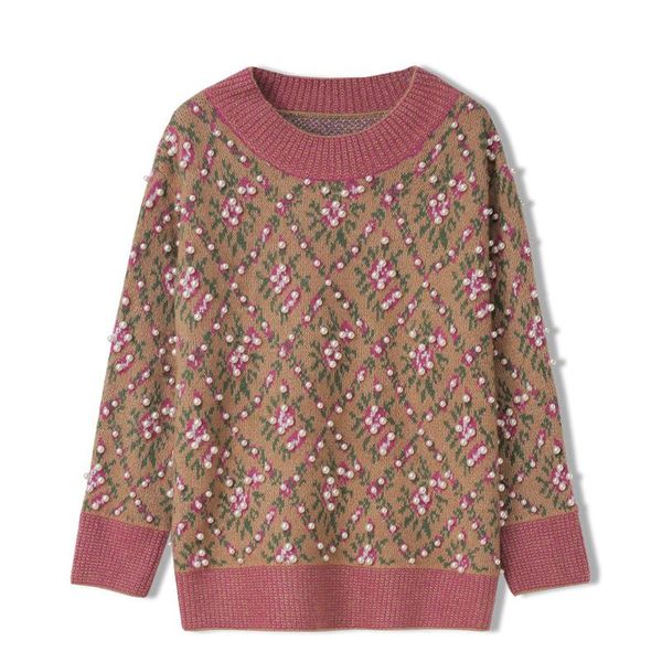 women's sweaters luxury winter vintage sweater women beading o-neck loose casual fashion long sleeve knitted pullover jumper gi, White;black
women's sweaters luxury winter vintage sweater women beading o-neck loose casual fashion long sleeve knitted pullover jumper gi, White;black
