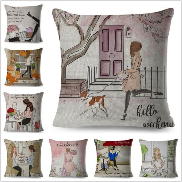 cushion/decorative pillow nordic simple style cute cartoon girl cushion cover case 45*45cm covers decor letter linen pillows pillowcase
cushion/decorative pillow nordic simple style cute cartoon girl cushion cover case 45*45cm covers decor letter linen pillows pillowcase