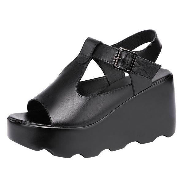 sandals thick bottom small plus size 32-43 high heels gladiator women shoes summer 2021 t buckle platform wedges, Black
sandals thick bottom small plus size 32-43 high heels gladiator women shoes summer 2021 t buckle platform wedges, Black