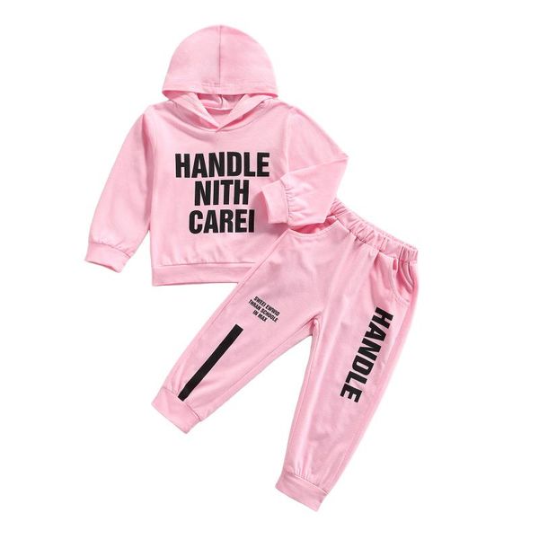 clothing sets baby girls autumn clothes letter print casual long sleeve hoodie + trousers with slant pockets outfits 2 pcs, White
clothing sets baby girls autumn clothes letter print casual long sleeve hoodie + trousers with slant pockets outfits 2 pcs, White