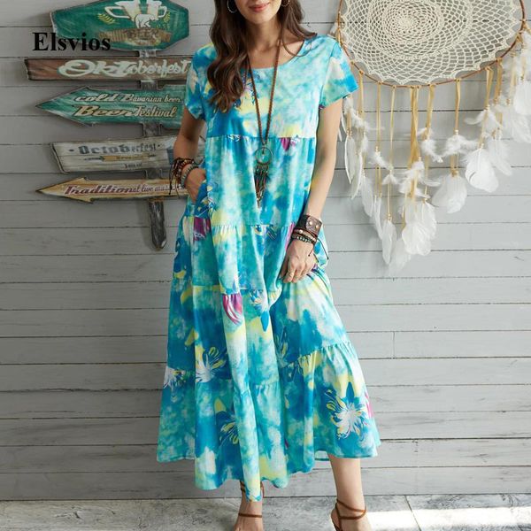 casual dresses 2021 summer short sleeve pocket loose lady vintage floral print long party women elegant o neck maxi cgcl, Black;gray
casual dresses 2021 summer short sleeve pocket loose lady vintage floral print long party women elegant o neck maxi cgcl, Black;gray