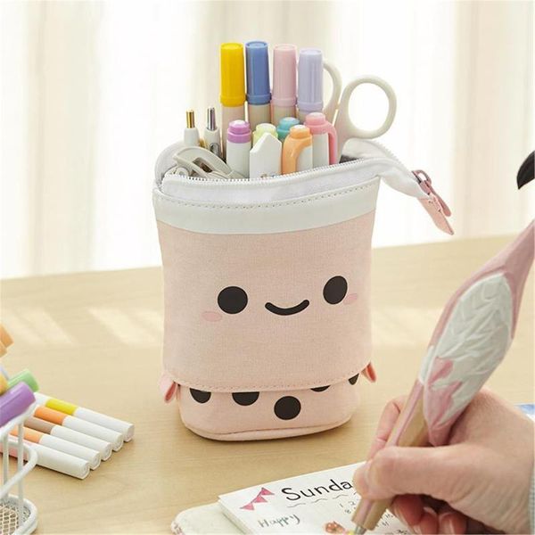 storage bags creative retractable pencil case school stationery bag kawaii milk tea pen cute holder gifts for kid
storage bags creative retractable pencil case school stationery bag kawaii milk tea pen cute holder gifts for kid