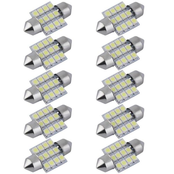 car headlights 10pcs bright 12smd 3528 auto map dome interior lights bulb 31mm festoon lamp for license plate
car headlights 10pcs bright 12smd 3528 auto map dome interior lights bulb 31mm festoon lamp for license plate