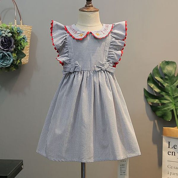 summer baby girls sleeveless stripe bowknot dresses kids girl princess clothing casual fashion 210521, Red;yellow
summer baby girls sleeveless stripe bowknot dresses kids girl princess clothing casual fashion 210521, Red;yellow