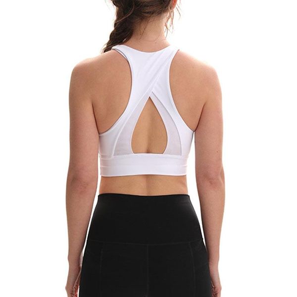gym clothing yinlan-b21 women's yoga bra -proof support mesh stitching beauty back sports bras running fitness rimless underwear, White;black
gym clothing yinlan-b21 women's yoga bra -proof support mesh stitching beauty back sports bras running fitness rimless underwear, White;black