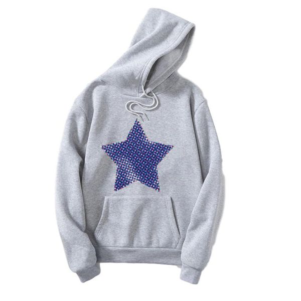 women's hoodies & sweatshirts women casual blue star print solid loose drawstring sweatshirt long sleeve hooded 2021 autumn female pull, Black
women's hoodies & sweatshirts women casual blue star print solid loose drawstring sweatshirt long sleeve hooded 2021 autumn female pull, Black