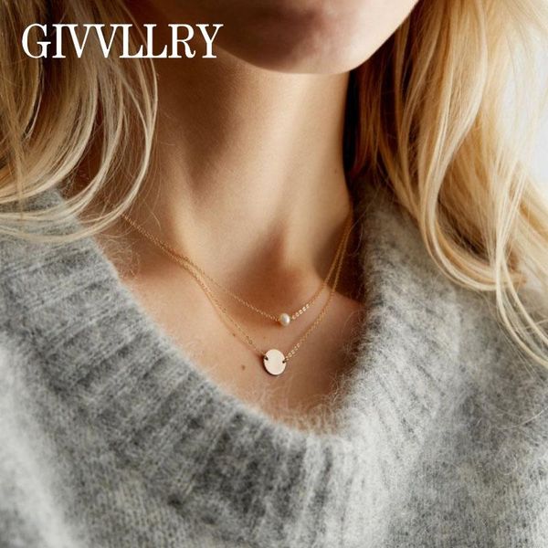 minimalist 2 layered collar chain choker necklace women jewelry round imitation pearl pendant necklaces chokers, Golden;silver
minimalist 2 layered collar chain choker necklace women jewelry round imitation pearl pendant necklaces chokers, Golden;silver