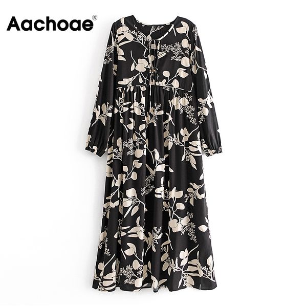 aachoae casual floral print women's dress long sleeve loose pleated dresses ladies bow hollow out elegant long dress vestidos 210413, Black;gray
aachoae casual floral print women's dress long sleeve loose pleated dresses ladies bow hollow out elegant long dress vestidos 210413, Black;gray