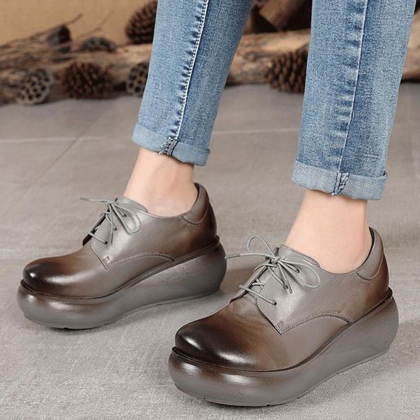 dress shoes womens retro lace up real cow leather creepers round toe platform high heel gothic punk oxfords 5colors plus size 34-44, Black
dress shoes womens retro lace up real cow leather creepers round toe platform high heel gothic punk oxfords 5colors plus size 34-44, Black
