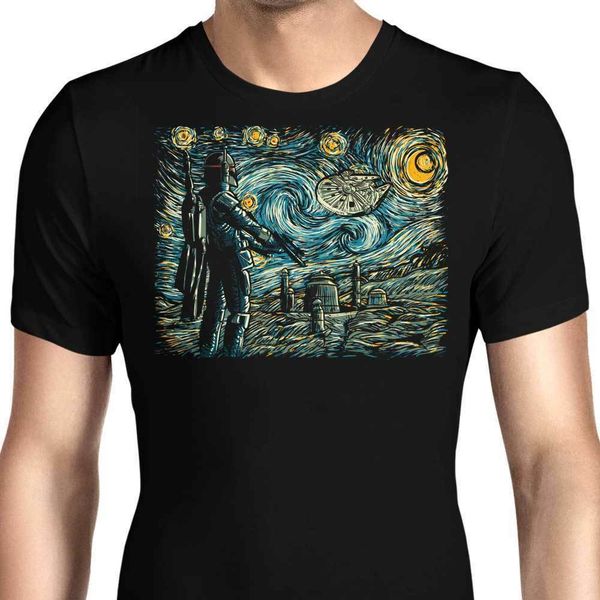 starry wars space wars starry night art mashup black t-shirt s6xl, White;black
starry wars space wars starry night art mashup black t-shirt s6xl, White;black