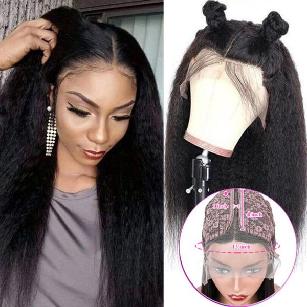 lace wigs human hair middle part wig pre plucked hairline for women brazilian kinky straight remy, Black;brown
lace wigs human hair middle part wig pre plucked hairline for women brazilian kinky straight remy, Black;brown