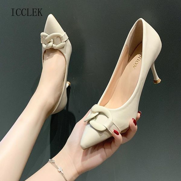 sandals icclek 2021chain buckle shoes women pointed toe slip on female casual loafers pumps high heels woman for, Black
sandals icclek 2021chain buckle shoes women pointed toe slip on female casual loafers pumps high heels woman for, Black