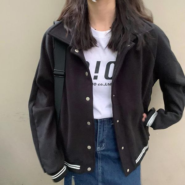 women's jackets fall harajuku women streetwear casual suede overcoat baggy baseball chaqueta thread casaco feminino inverno jaquetas, Black;brown
women's jackets fall harajuku women streetwear casual suede overcoat baggy baseball chaqueta thread casaco feminino inverno jaquetas, Black;brown