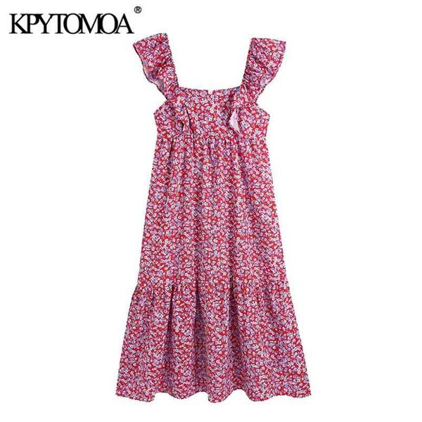 women chic fashion floral print ruffled midi dress vintage sleeveless back zipper female dresses vestidos mujer 210421, Black;gray
women chic fashion floral print ruffled midi dress vintage sleeveless back zipper female dresses vestidos mujer 210421, Black;gray