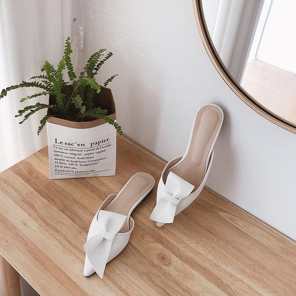 slippers pointed flat bow women summer wear baotou half 2021 fashion lazy sandals women's shoes, Black
slippers pointed flat bow women summer wear baotou half 2021 fashion lazy sandals women's shoes, Black