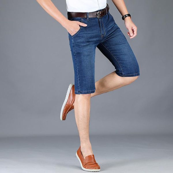 summer men solid color mid elastic denim shorts cotton casual skinny knee length soft simple short jeans men's, White;black
summer men solid color mid elastic denim shorts cotton casual skinny knee length soft simple short jeans men's, White;black