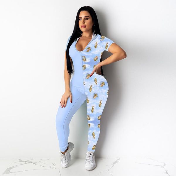 women's jumpsuits & rompers unique design printing v neck romper women shorts sleeve hollow out with hat patchwork casual high waist ju, Black;white
women's jumpsuits & rompers unique design printing v neck romper women shorts sleeve hollow out with hat patchwork casual high waist ju, Black;white