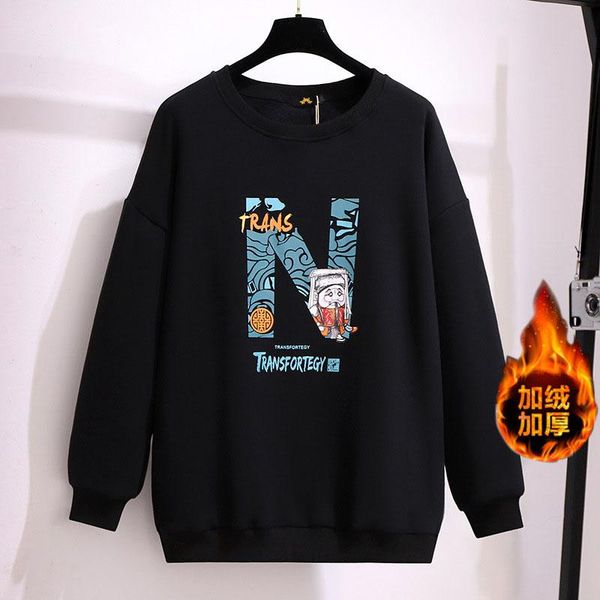 women's hoodies & sweatshirts 150kg plus size winter loose fleece printed lletter bust 157cm 6xl 7xl 8xl 9xl 10xl casual long-sleeved, Black
women's hoodies & sweatshirts 150kg plus size winter loose fleece printed lletter bust 157cm 6xl 7xl 8xl 9xl 10xl casual long-sleeved, Black