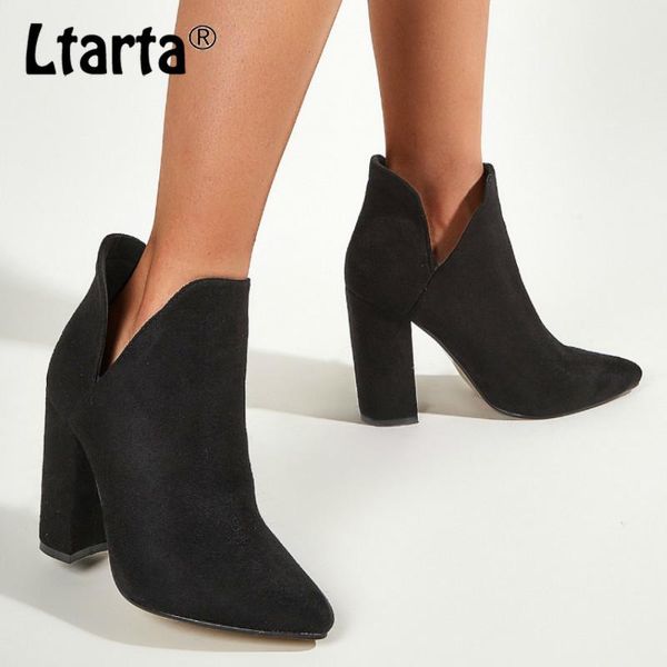 boots ltarta 2021 winter fashiona chunky heel shoes pointed toe suede high low-cut plus size black women cwf
boots ltarta 2021 winter fashiona chunky heel shoes pointed toe suede high low-cut plus size black women cwf